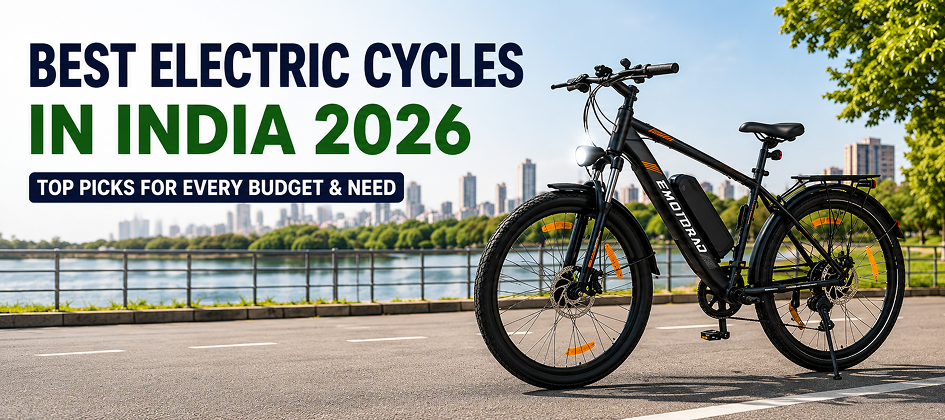 Best Electric Cycles in India (2026): Top E-Bikes for Commuting & Fitness